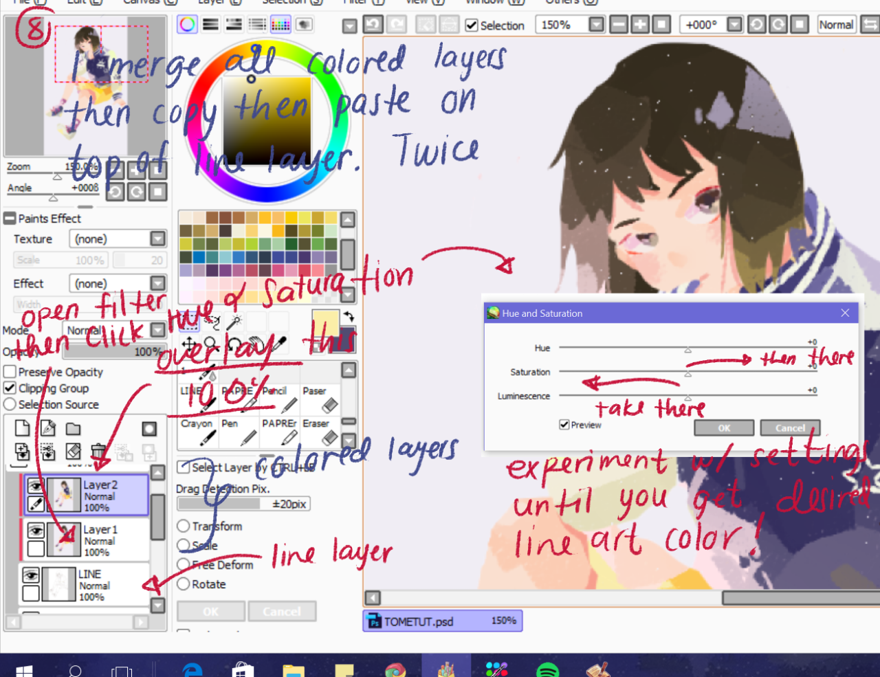 milk-teah:  For those who asked for a coloring tutorial here I did it! (*＾▽＾)／I’m