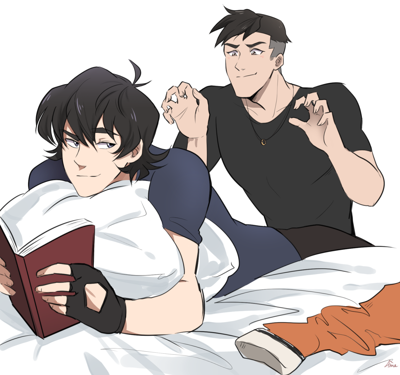 amegafuru:au where shiro never went to kerberos, keith is on his way to graduate