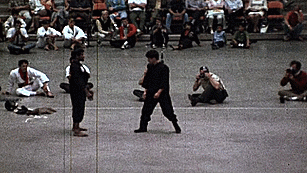 martialartsactionclub:Bruce Lee at Long Beach Karate Championships