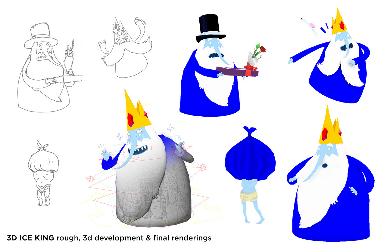 thedavidoreilly:  Part 1 of some character layouts from my Adventure Time episode.
