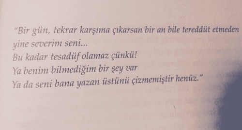 letterstoblue:  Bu kadar tesadüf olamaz çünkü…