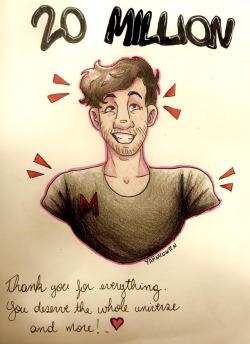yahnicowrn:  CONGRATULATIONS @markiplier!!!  Even if I haven’t been here for very long, I’m so immensely proud of you!  Thank you for everything you have done for us (except the nudes calendar burn that down), I really appreciate you as both person