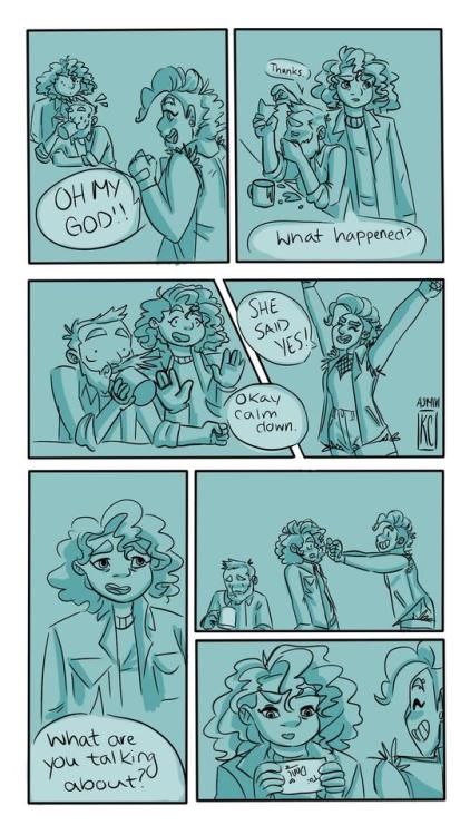 asmivi:Here’s a little comic I made, and this is for sure how Aubrey asks Dani out.~please don