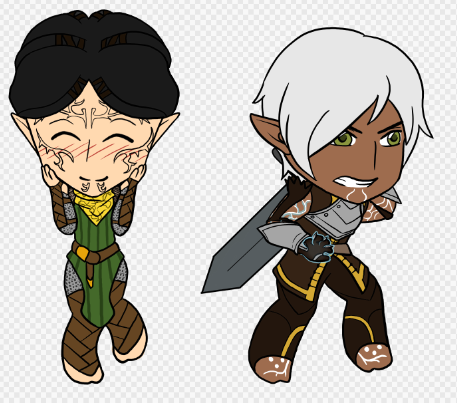 annajiejie:  Now that I’ve finished Inquisition’s party members, I’m starting on DA2′s. I’d say “sorry for all the chibi spam,” but I’m really not. XD 