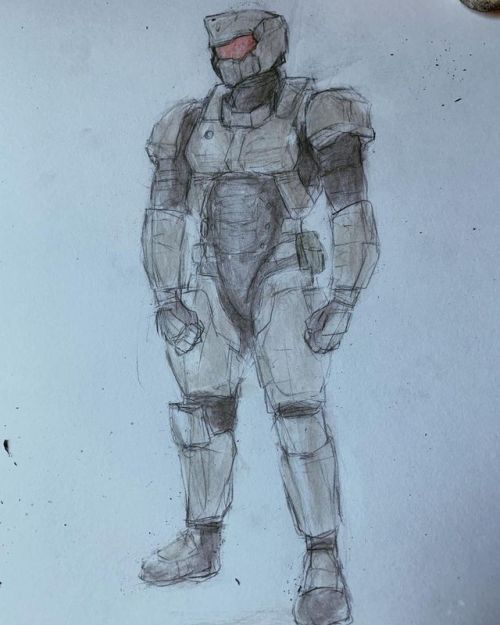 Helping a friend designing their character’s suit, it’s mostly based off on spartan armour from halo