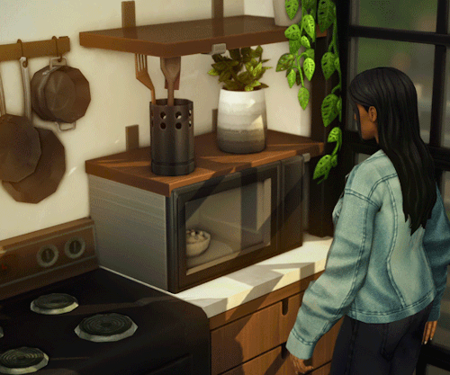 Realized I Never Played With An Apartment Outside Of San Myshuno, So I Moved Sawyer And Bonk Into A New