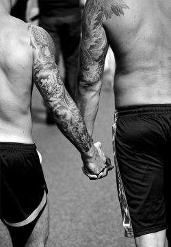 Inked Gay Studs