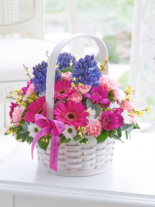 Happy Birthday Scented Spring Basket