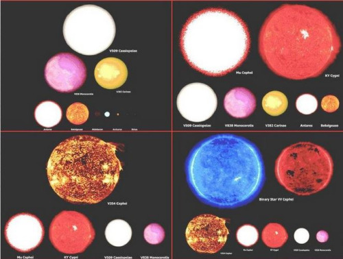 did-you-kno:  Visualizing the Size and Scale of Planets and Starssixpenceee:(Source)