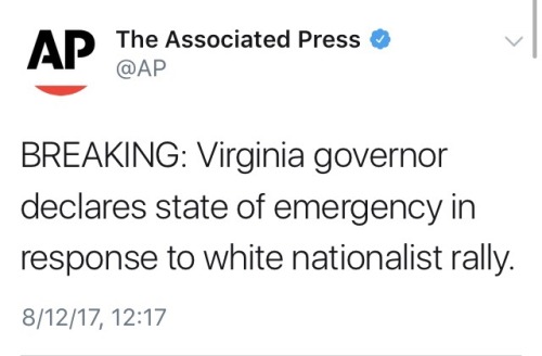 thewanderinguniverse:So the University of Virginia is overrun with a bunch of Nazi and White Suprema