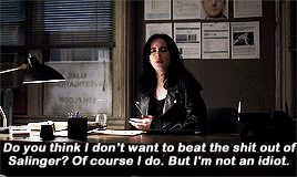 quellfalconer:Like I give a shit what other people think.Jessica Jones: season 3 (2019)