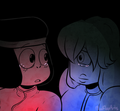 mudflaparts:    Rupphire bomb Day 1: beginnings (how they met, homeworld stuff, etc.) It just helps to know you’re not alone.  HOBOY this was actually a thing I had saved in my drafts for awhile so I had to re-draw a lot of it but wow I actually got