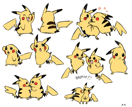 bluekomadori:Lots of Pikachu :D