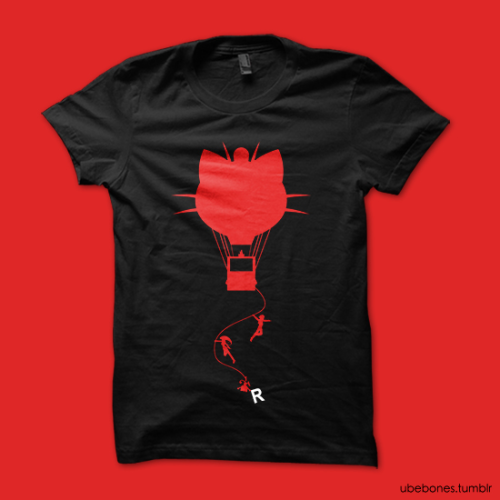 ubeblog:  “Team Rocket” by Ube Bones. t-shirts here   