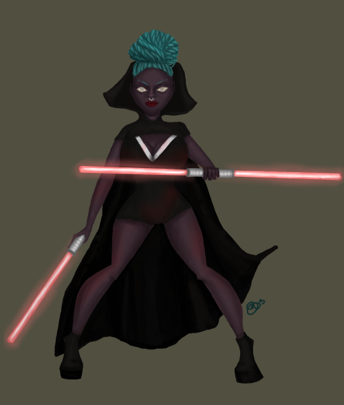 bytamaniac:A lady Sith, my entry for Character Design Challenge (#CDChallenge) of this month (#JEDIa