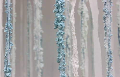 mocada-museum:  We’re obsessed with Sara Jimenez’s hauntingly ethereal sculptures and drawings, and we can’t wait to see the site-specific installation she’ll be putting up at FiveMyles next week! 