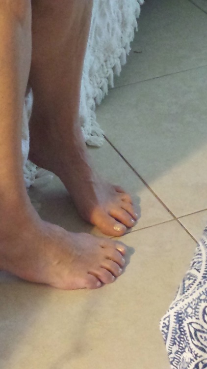 Some more of my 60yo step moms pretty feet.let me hear some comments