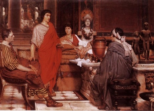 lawrence-alma-tadema: Catullus at Lesbia’s, 1865, Lawrence Alma-TademaMedium: oil