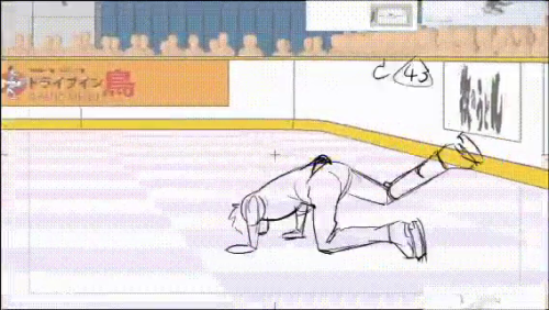 framexframe: MAPPA’s Yuri!!! On Ice (ユーリ!!! on Ice), animation by Junpei Tatenaka
