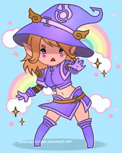 dotswap:cute kawaii magical girl lux chibi desu~ (｡・//ε//・｡)my quality is sinking lol   