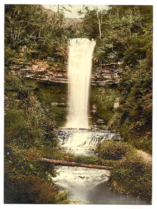 Glencar Fall (County Sligo, Ireland, c. 1890 - c. 1900).