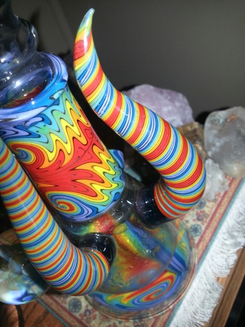 larnbey:  kushmagnet:  So FUCKING stoked on my new Brando! First mini tube for the glass collection  sooo gorgeous!