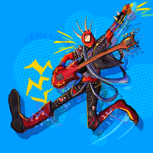 Forgot I Had Tumblr So Spiderpunk Doodle