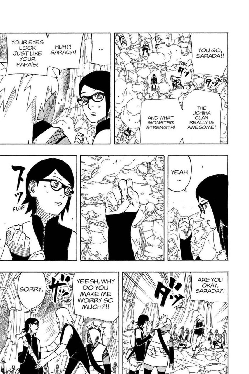 sarada uchiha  Uchiha, Manga, Clan