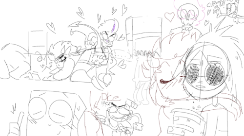 I Forgot To Post Some Drawings From Yesterday And The Drawings From Today Feat @virusdraw And @cute-shadow-art