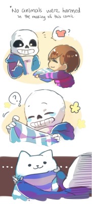 clivefpoire: A short ut comic, frisk is giving