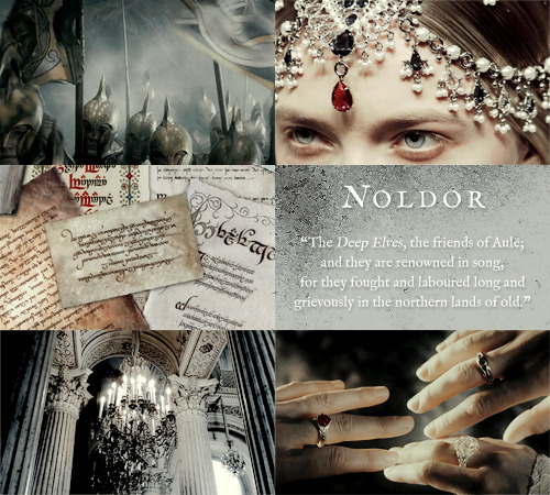 princemaedhros:World-building meme: Middle-earth (+Aman)3/? cultural groups: The Vanyar, The Noldor,