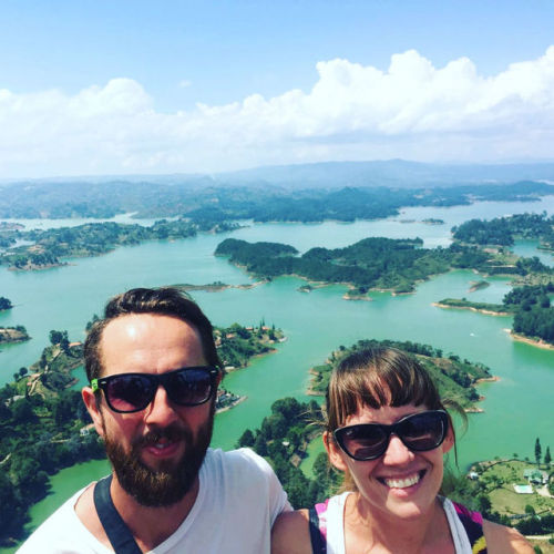 Guatape, Colombia A beautiful colonial town which oozes charm. It&rsquo;s vibrant colours blew u
