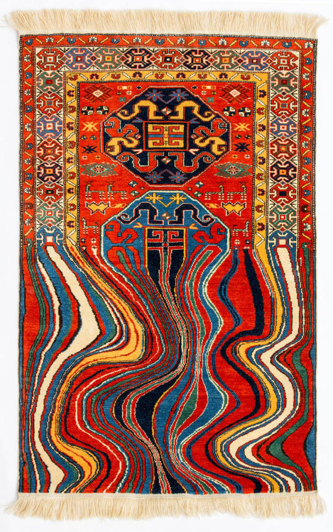 bobbycaputo: Faig Ahmed Creates Glitched-Out Contemporary Rugs from Traditional Azerbaijani Textile