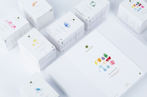 Colourful Pantone tea collection by TEALEAVES