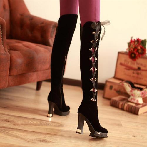 bishoujo-kougyoku: ❀ Knee-High Lace Boots ❀ Please don’t remove the links (◕‿◕✿)