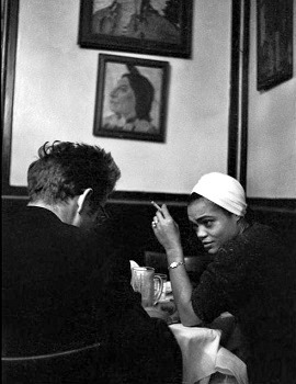 pierppasolini: James Dean and Eartha Kitt photographed by Dennis Stock in NYC, 1955.