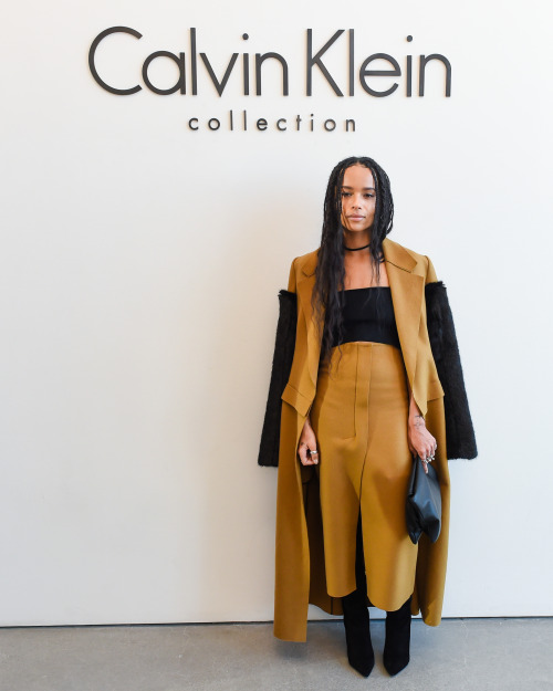 asos-likes:  Zoe Kravitz: as perfect as ever at Calvin Klein AW16 