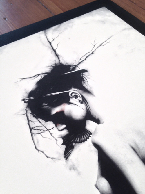 uselessarm:  outofsteparts:  outofsteparts:  supersonicart:  Sail’s “Yuki-Onna” Limited Edition Print. Now available via Out of Step Arts is artist Sail’s limited edition of 100 signed and numbered giclee prints of “Yuki-Onna,” printed on