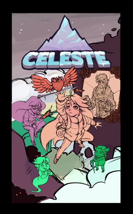  Original Celeste concept arts by Amora Bettany 