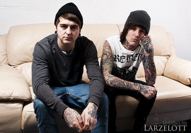 neverloseyourflames:  Matt Nicholls &amp; Oli Sykes || Bring Me The Horizon by