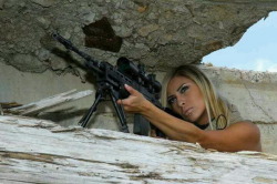 girlandguns:  Girl With Gun  http://girls-andguns.blogspot.com/