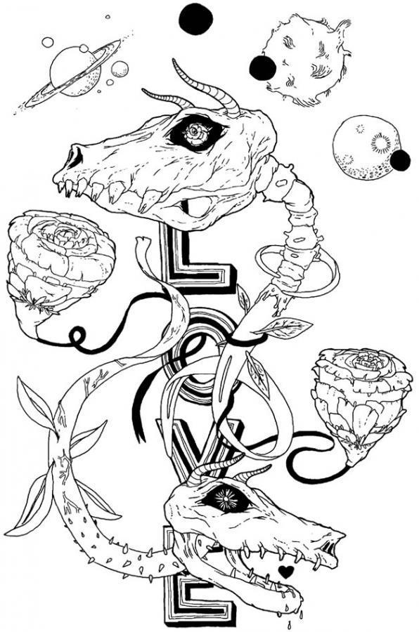 jewist:  various drawings by Claire Boucher aka Grimes 