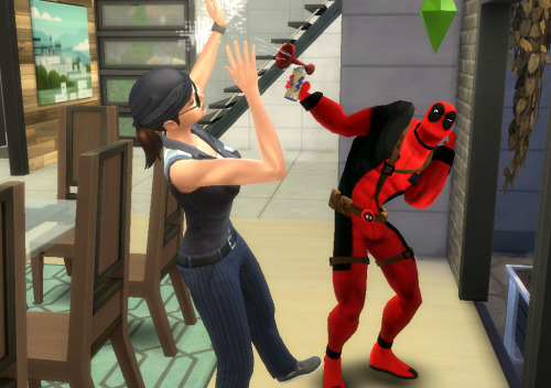 Some of Deadpool’s shenanigans in the NIGHTHAVEN household&hellip;Ranging from messing up the plumbi