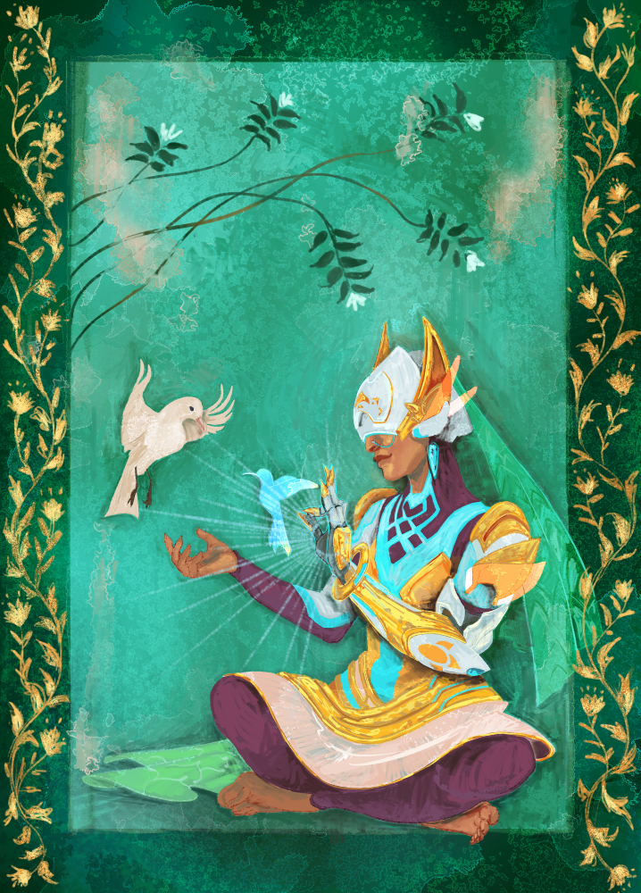 collophora:Long due Symmetra gift I made for a friend, tried to give a mural painting