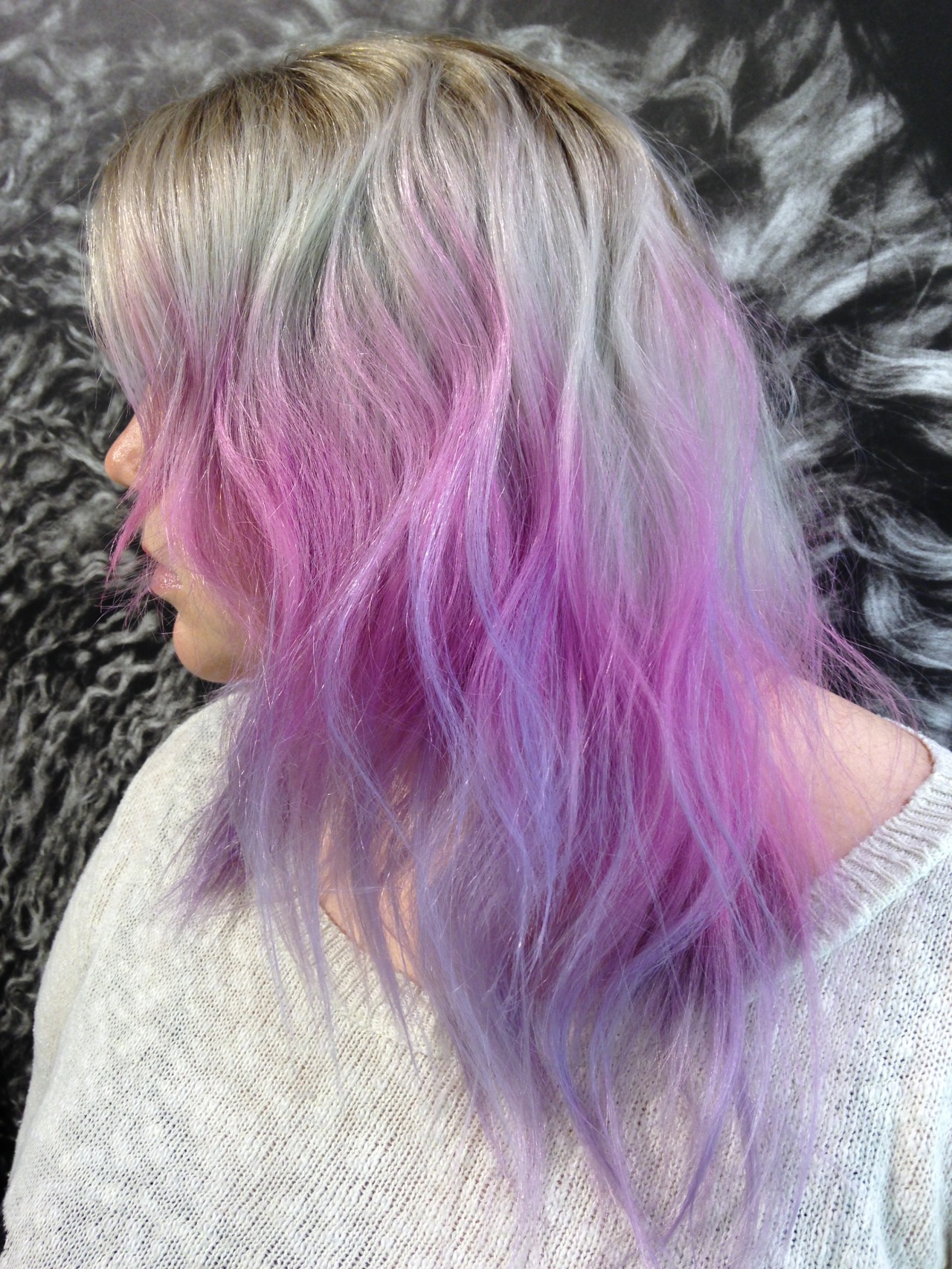 bleachlondon:  Candy coloured roots by Polly 