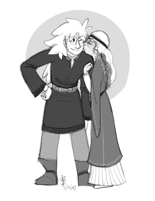 In just under the buzzer, but it&rsquo;s been A Month. Some more medieval lesbians for Pride mon