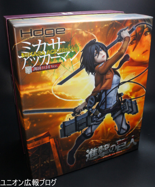 Union Creative has released more images of its 2nd Mikasa Hdge No. 5 figure, which was released late last year!Release Date: November 20th, 2015Retail Price: 14,500 Yen