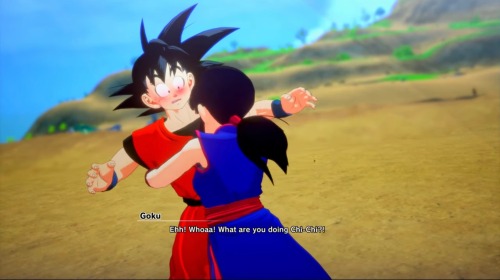 Blushy Goku