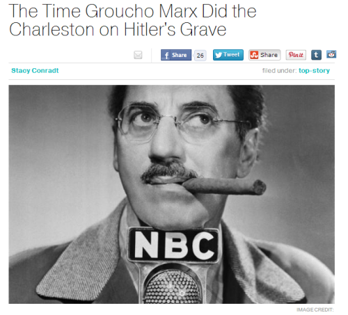 paul-rupert:Groucho Marx is unmatched in wit and humor. But one of his most poignant moments wasn’t 