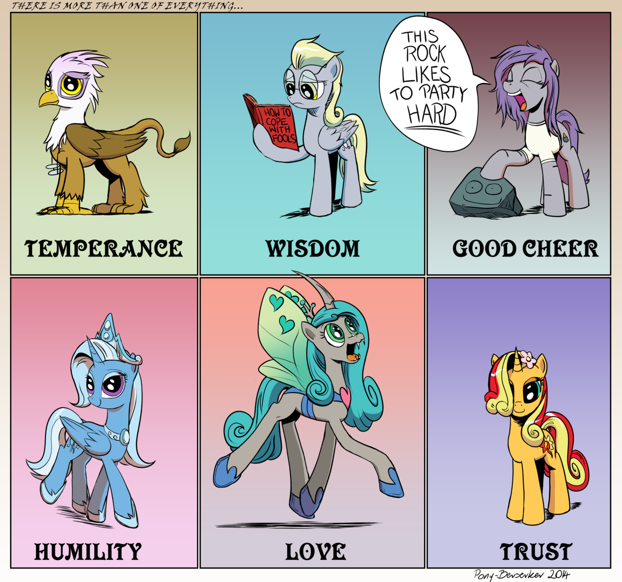 Main Six of the Mirror World by Pony-Berserker